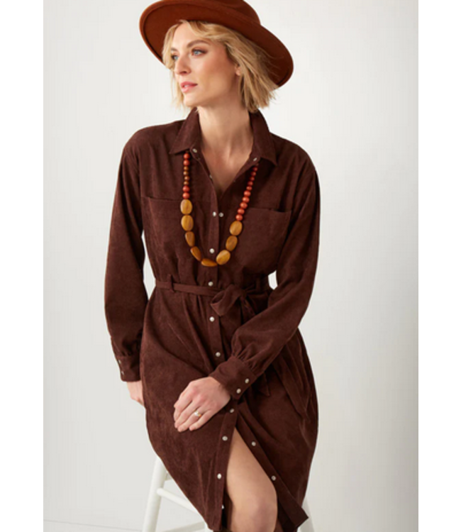 GIFTCRAFT/CHARLIE PAGE ABIGAIL SHIRT DRESS (409011)