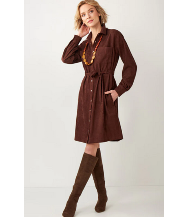 GIFTCRAFT/CHARLIE PAGE ABIGAIL SHIRT DRESS (409011)
