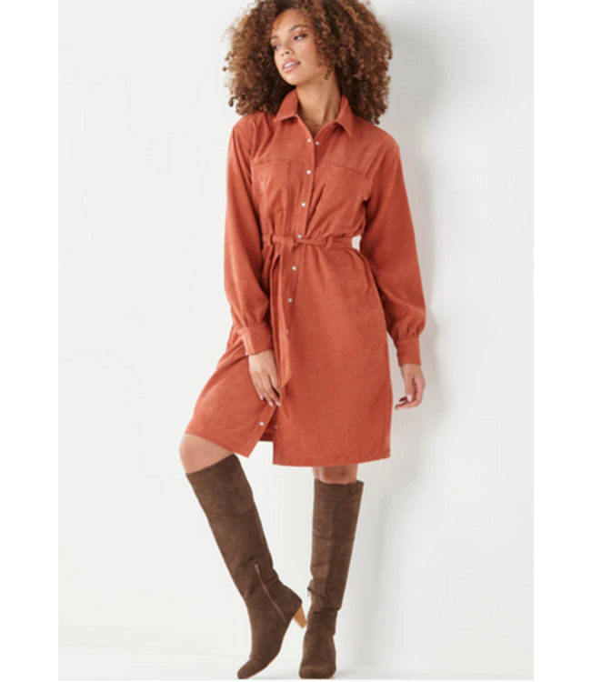 GIFTCRAFT/CHARLIE PAGE ABIGAIL SHIRT DRESS (409011)