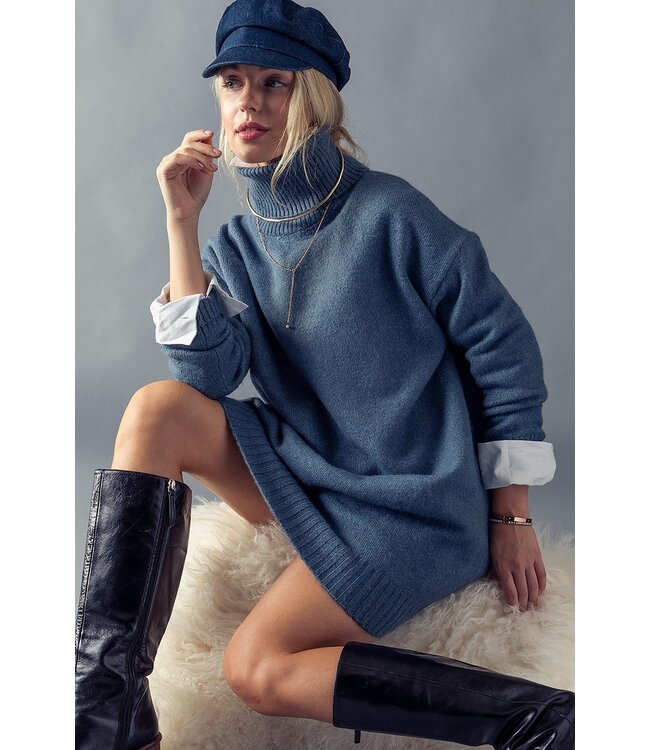 LOOSE FIT  SWEATER DRESS