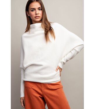 EE:SOME TURTLE NECK LOOSE FIT SWEATER (SK9227)