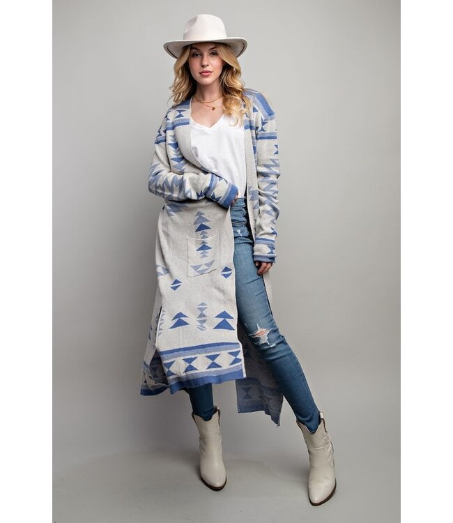 AZTEC LONG CARDIGAN (919313