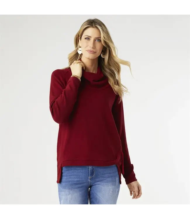 LONG LSV COWL NECK SWEATER(2349044