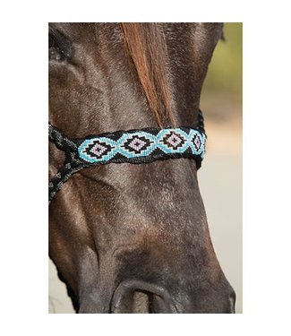 Professional's Choice Cowboy Braided Halter w/Beaded Nose