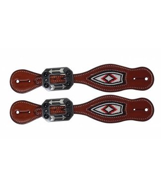 Professional's Choice Beaded Spur Straps