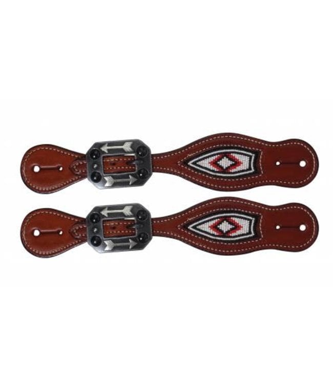 Professional's Choice Beaded Spur Straps