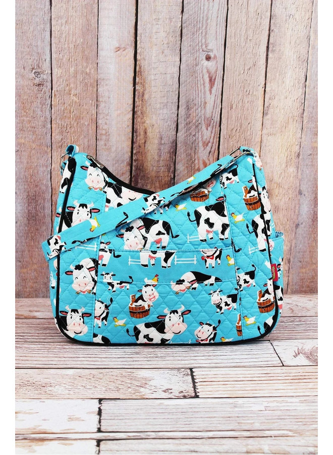 Quilted Shoulder Bag Diamond Royal Tack