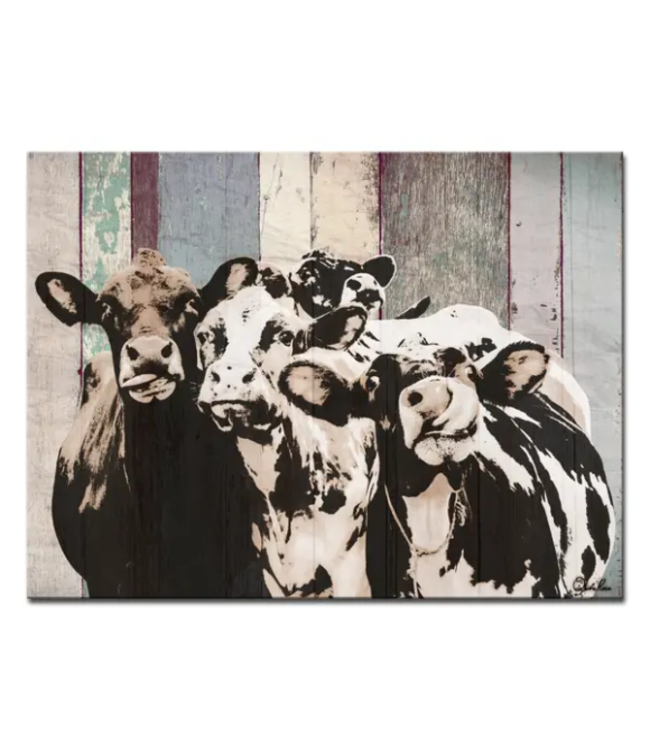 Farmhouse Cattle Canvas Wall Art 16x20 Beyond the Barn