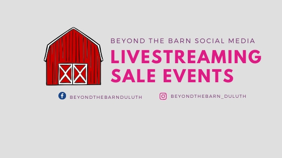 Social Media Sales and other virtual events from Beyond the Barn