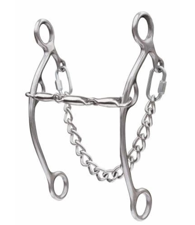 Professional's Choice LIfter Gag 3 Piece Snaffle