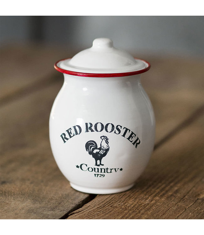 Red Rooster Canister Beyond The Barn