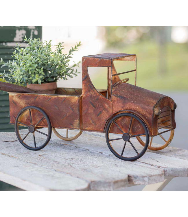 CTW Home Collection Rusty Pickup Truck Planter