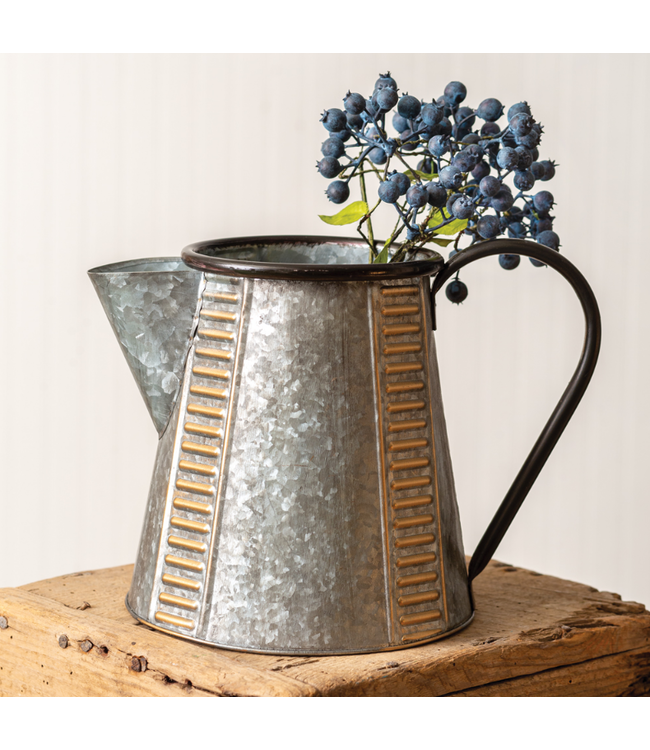 CTW Home Collection Copper and Galvanized Pitcher