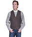 Scully Single Point Western Vest Leather