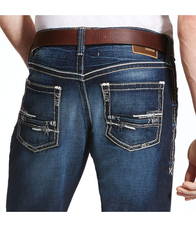 Ariat Men's M4 Low Rise Stretch Adkins Boot Cut Jean Turnout