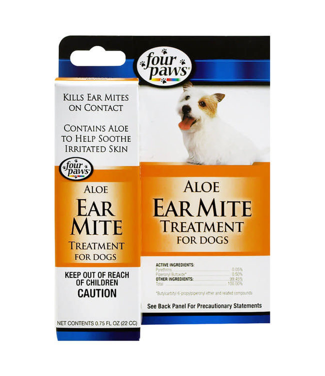 Four Paws Aloe Ear Mite Treatment for Dogs