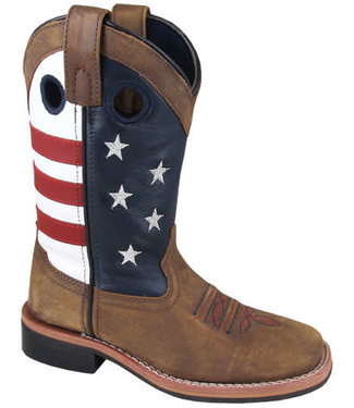 Smoky Mountain Youth Stars and Stripes Western Boots