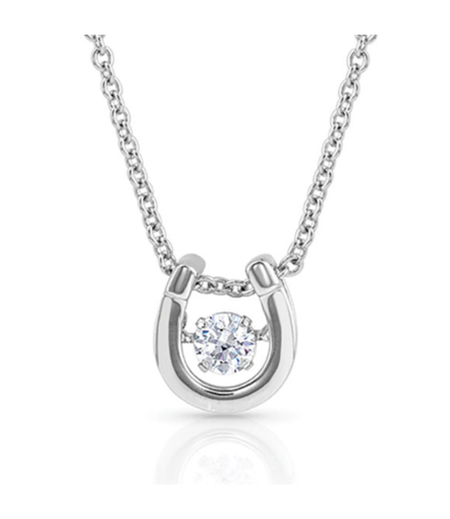 Montana Silversmith Dancing Birthstone Horseshoe Necklace