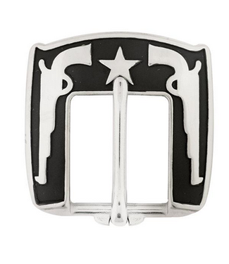 Pistol Packin 3/4" Heel Buckle