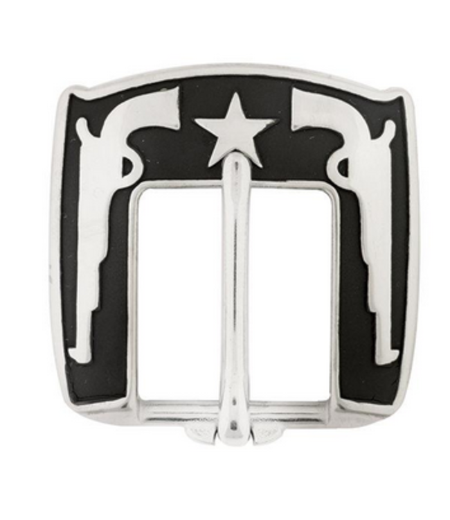Pistol Packin 3/4" Heel Buckle
