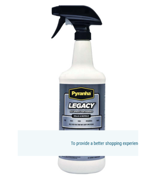 Pyranha Legacy Sweat Proof Fly Spray