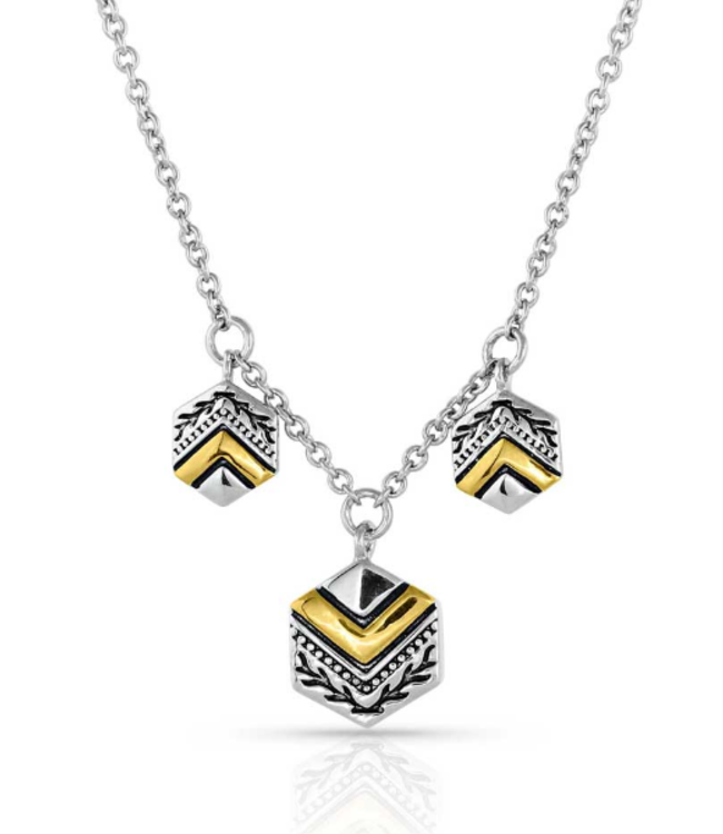 Montana Silversmith Charmed Chevron Silver Necklace