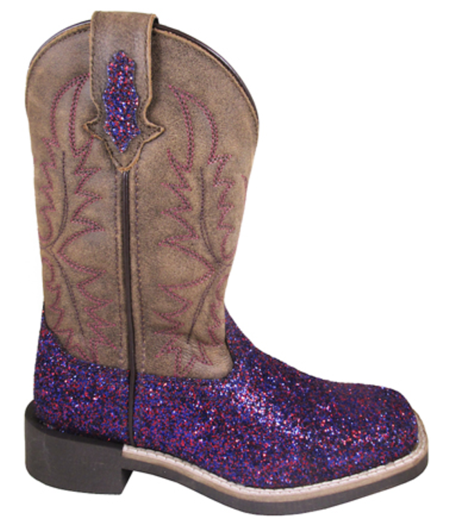 Smoky Mountain Ariel Kids Boot - Purple Glitter 3164