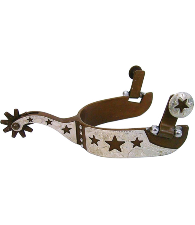 AHE Antique Brown Ladies Spur with Stars