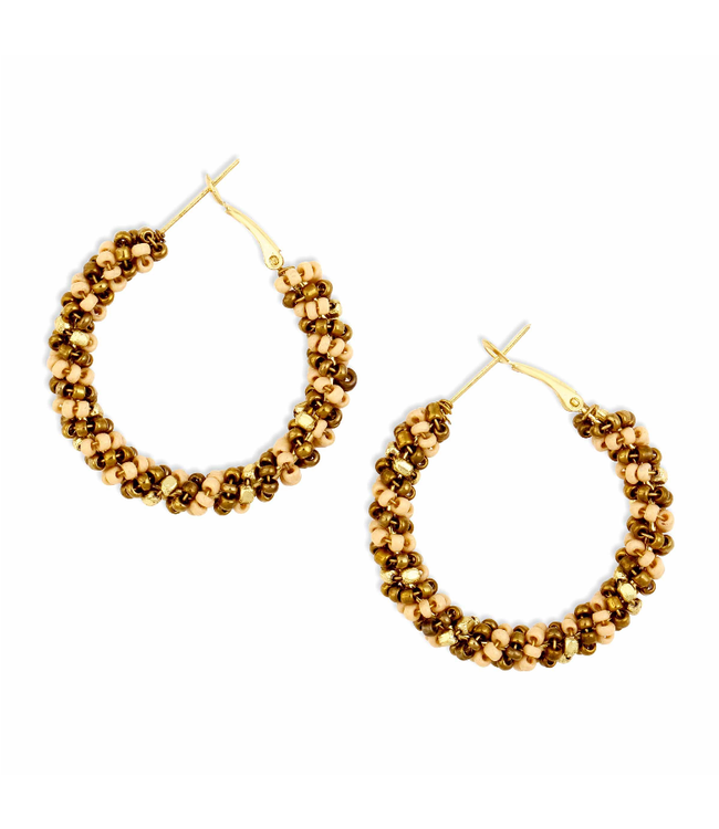 Myra Bag Golden Knotted Earrings