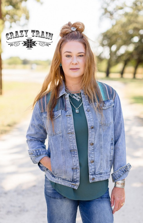 crazy jean jacket