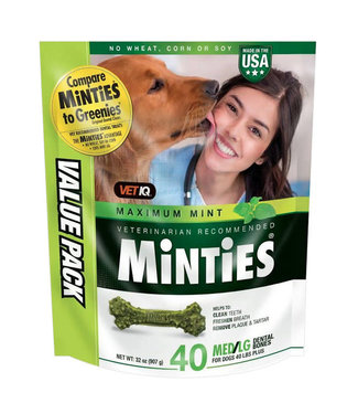 Minties Dental Bones Medium/Large, 40's (32 oz)