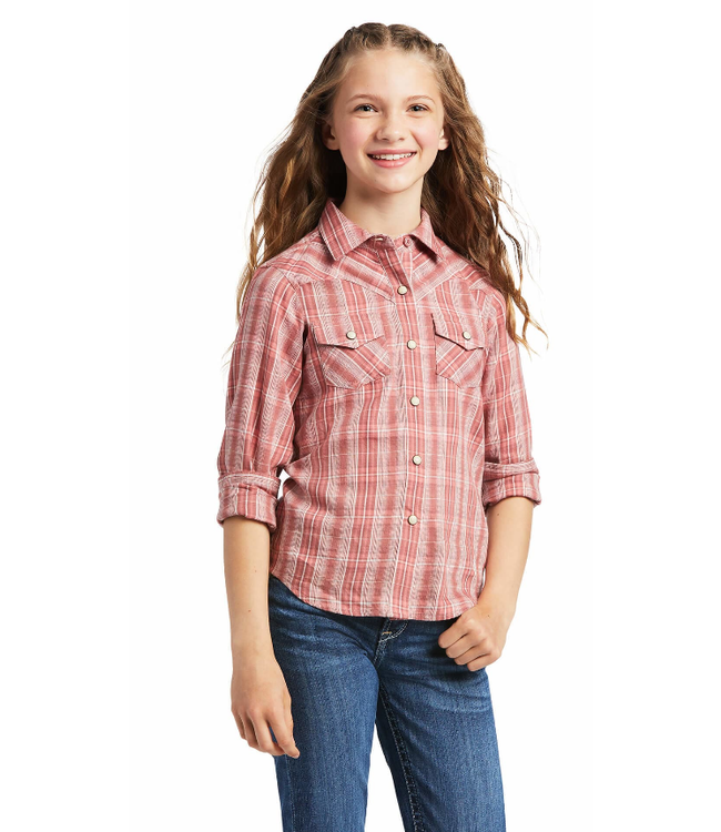 Ariat Girls Antique Rubia Snap Shirt