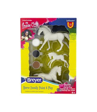 Breyer Stablemate Horse Family Paint & Play Set