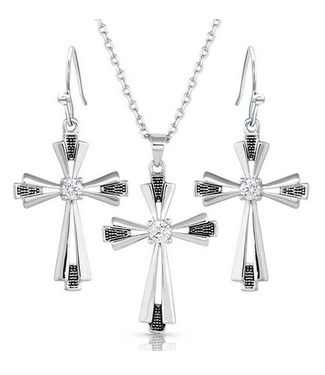Montana Silversmith Extended Faith Cross Jewelry Set
