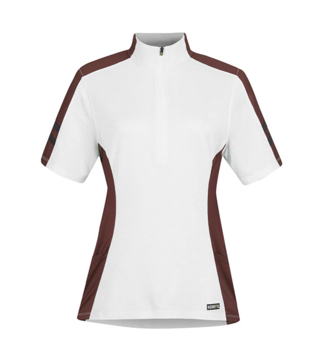Kerrits Aire Ice Fil® Short Sleeve Shirt- Oyster
