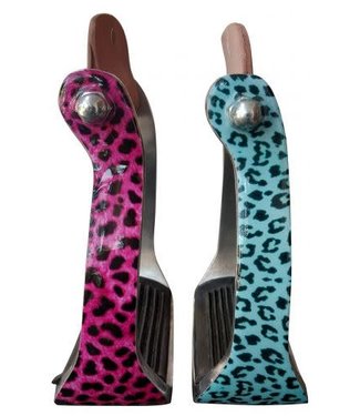 Showman Showman ® Cheetah print stirrups