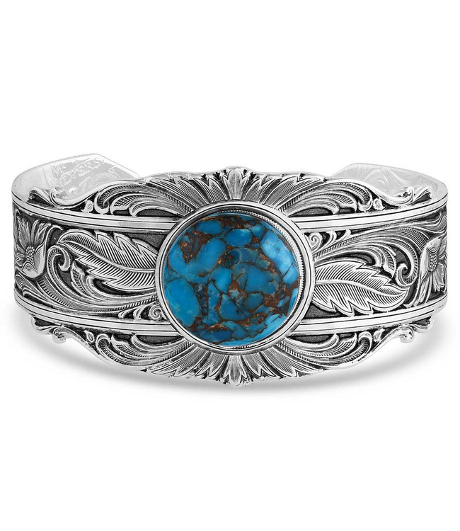 Montana Silversmith Sheridan Blue Turquoise Cuff