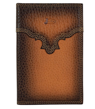 Justin Justin Low Profile Rodeo Wallet Burnished