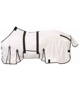 Showman Showman® White Lightweight Mesh Fly Sheet w/belly wrap