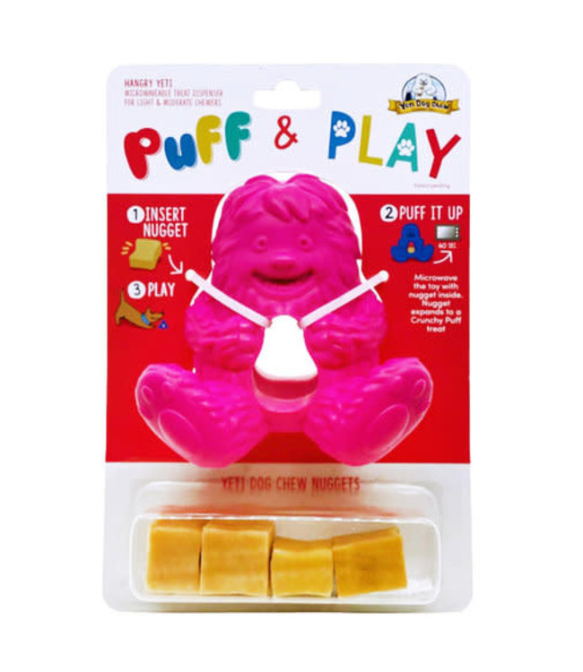 Yeti Yeti Puff & Play Dog Toy
