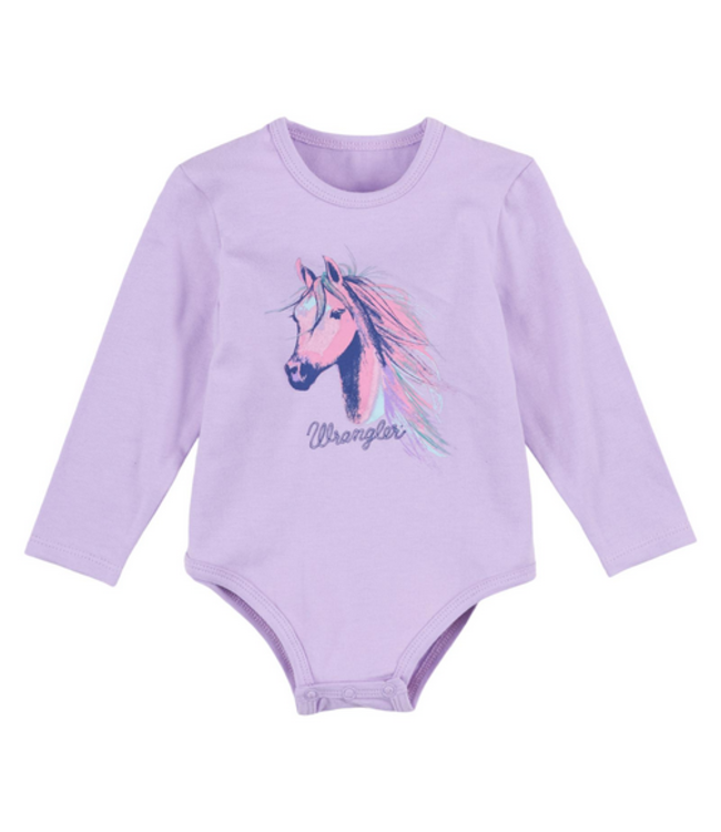 Wrangler Baby Girl Bodysuit Horsehead