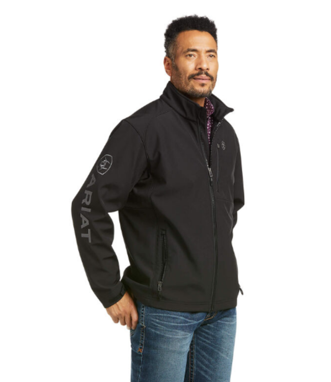Ariat Mens Logo 2.0 Patriot Softshell Jacket - Black