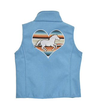 Cowboy Hardware Infant/Toddler Serape Heart Horse Vest