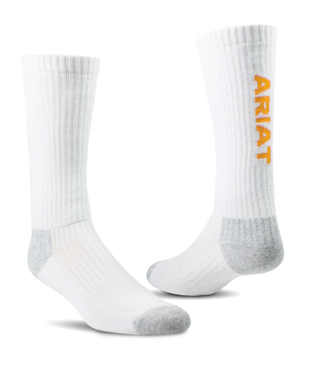 Premium Ringspun Cotton Mid Calf Work Sock 3 Pair Pack