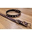 Beyond the Barn Accent Stitch & Spot Leather Dog Collar BTB