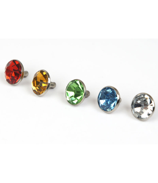 Springfield Leather Individual Crystal Rivets 10mm
