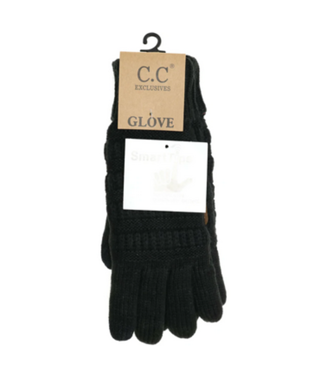 C.C Lined Knit Smart Tip Gloves