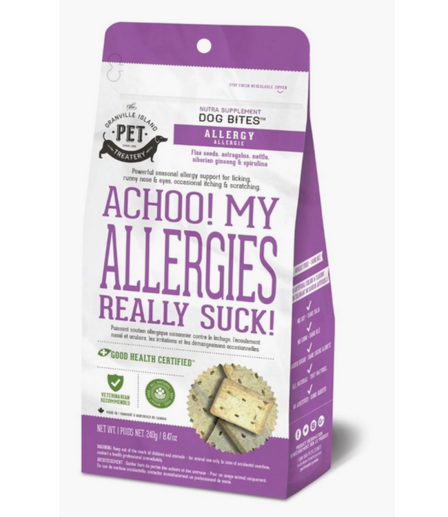 Granville Achoo!  Allergies Suck Dog Biscuit Supplement