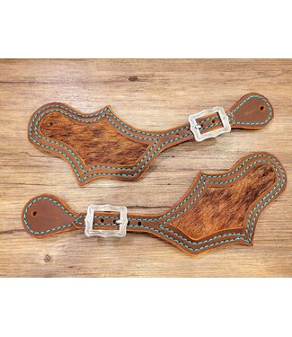 Beyond the Barn Inlay Leather Spur Straps BTB