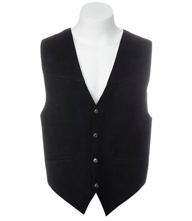 Scully Satin Back Suede Vest